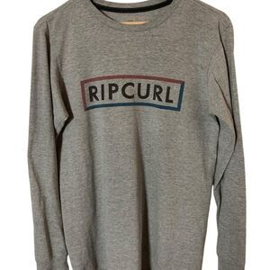 Rip Curl Heather Gray Crewneck Sweater Men’s Size M